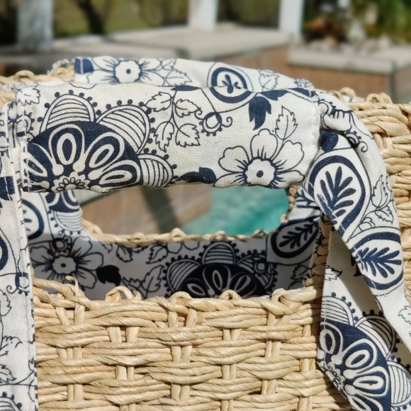 COPY - Liz Claiborne straw handbag - Picture 2 of 6